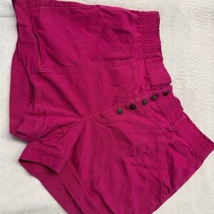 Knox Rose High Waist Pink Shorts Lightweight Athletic Wear